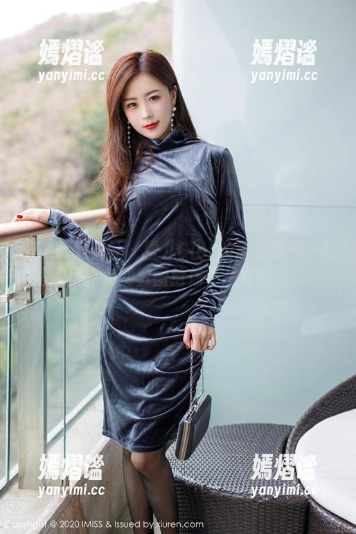 IMiss爱蜜社 - 雪儿Cier的连衣裙——轻盈如风，免费套图给你不一样的感受。
