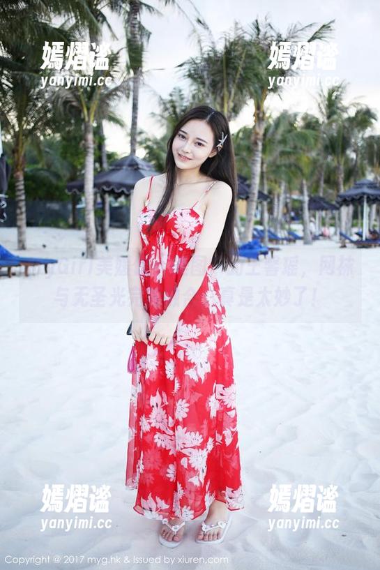 MyGirl美媛馆 - 美图中的王馨瑶，网袜与无圣光完美融合，真是太妙了！