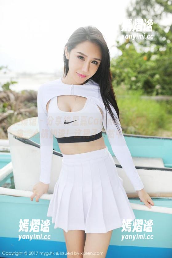 美媛馆 - 分享绮里嘉Carina红裙的写真集，心跳加速！这裙子果然中毒了啊！
